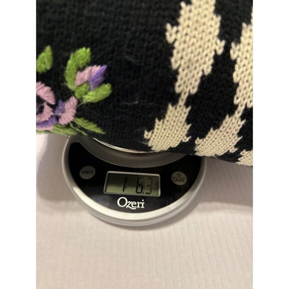 ZARA Oversized Embroidered Knit Sweater Size Large - Picture 12 of 12